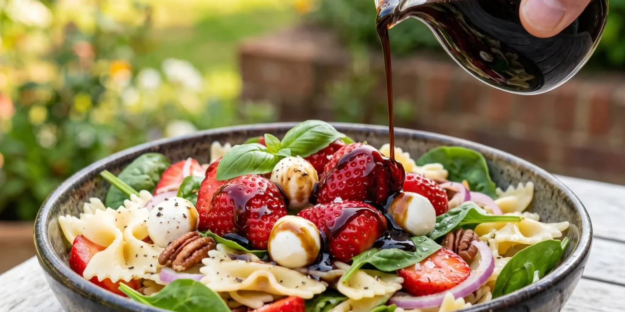 Strawberry Balsamic Pasta – A Vibrant and Flavorful Dish