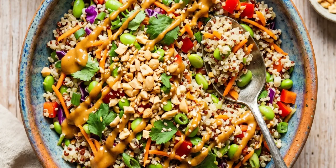Thai-Inspired Quinoa Salad: A Quick and Flavorful Dish