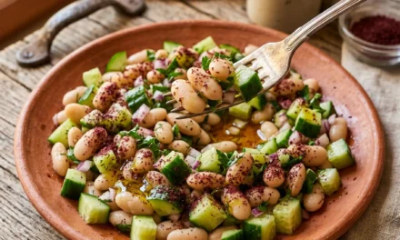 White Bean, Cucumber, and Sumac Salad: A Refreshing Summer Treat