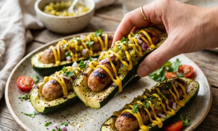 Zucchini Bun Hot Dogs