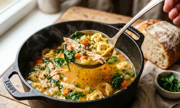 Rotisserie Chicken Tortellini Soup: A Quick & Delicious Meal