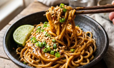 Delicious Thai Peanut Noodles Ready in 20 Minutes