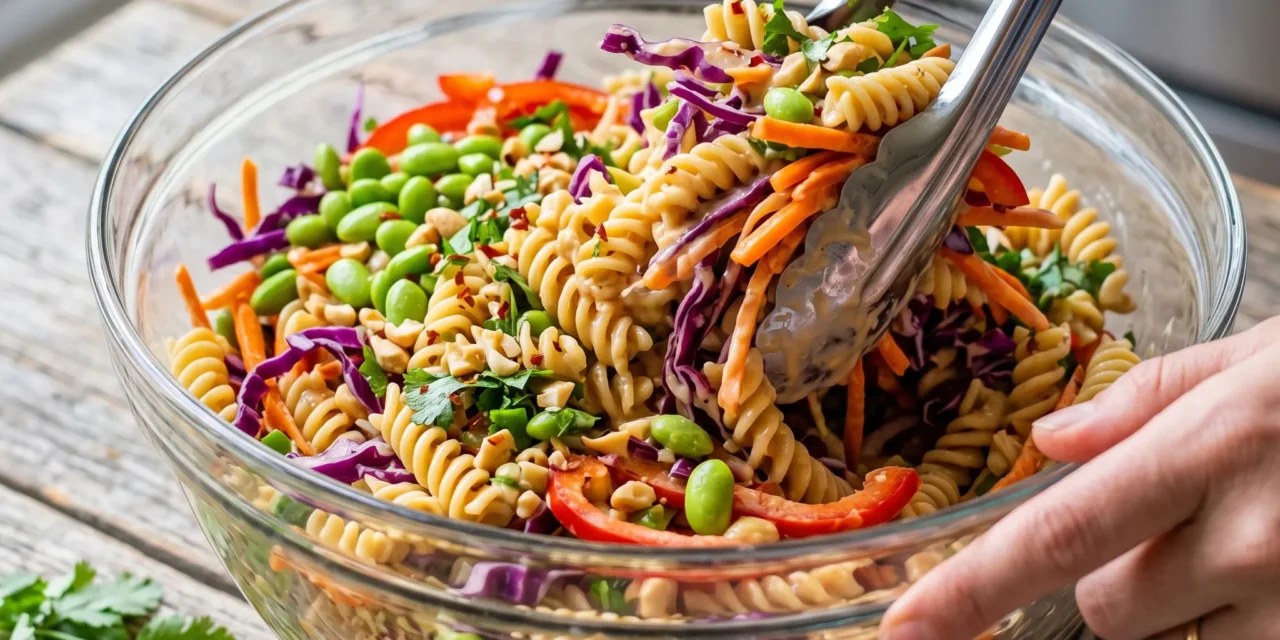 Thai Peanut Pasta Salad: A Delightful Fusion of Flavors