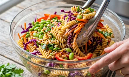 Thai Peanut Pasta Salad: A Delightful Fusion of Flavors