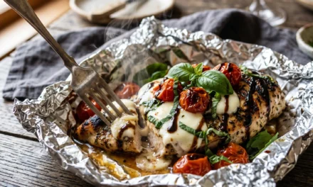 Caprese Chicken Foil Packs: A Flavorful and Easy Dinner Idea