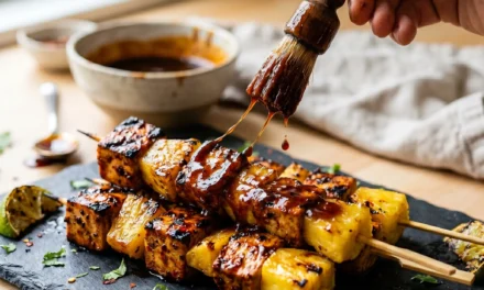 Chipotle Tofu and Pineapple Skewers: A Flavorful Summer Treat