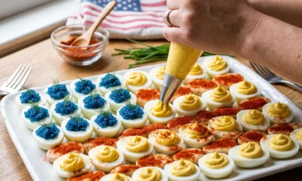 Deviled Egg American Flag: A Fun and Festive Appetizer