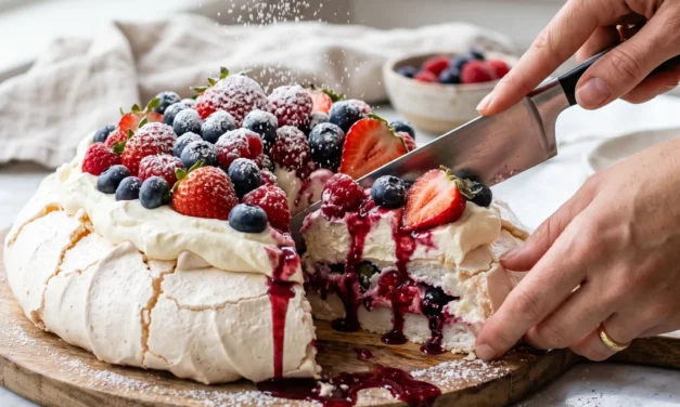 Frozen Pavlova with Berries: A Refreshing Summer Treat