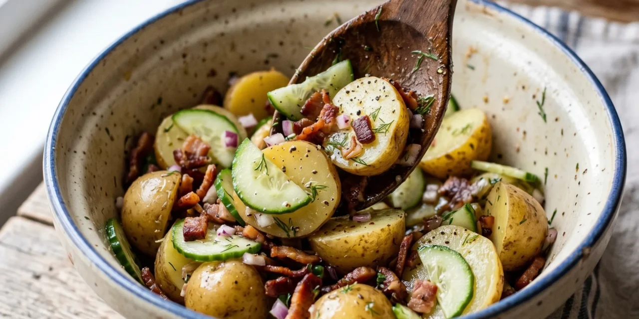 Enjoy a Fresh and Flavorful German Potato & Cucumber Salad