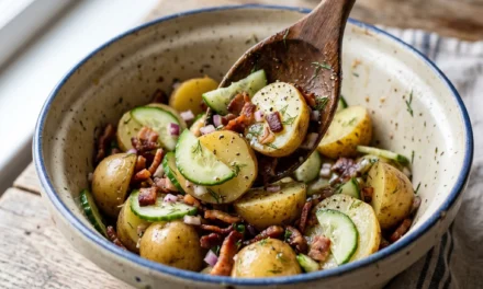 Enjoy a Fresh and Flavorful German Potato & Cucumber Salad