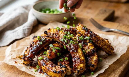 Grilled Barbecued Corn Ribs for a Delicious Summer Treat