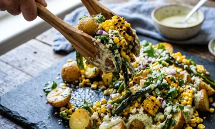 Grilled Corn, Poblano & Potato Salad for a Fresh Summer Side