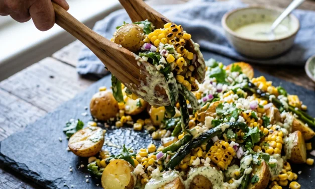 Grilled Corn, Poblano & Potato Salad for a Fresh Summer Side