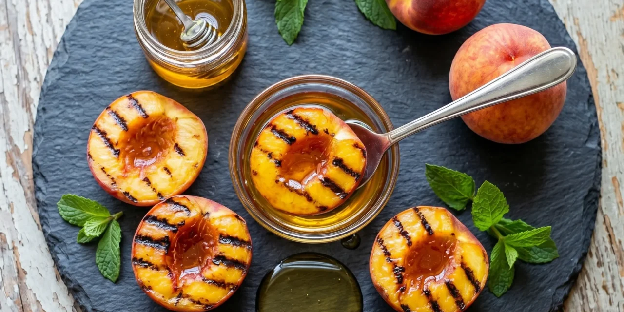 Grilled Peaches with Moonshine Syrup: A Delicious Summer Delight