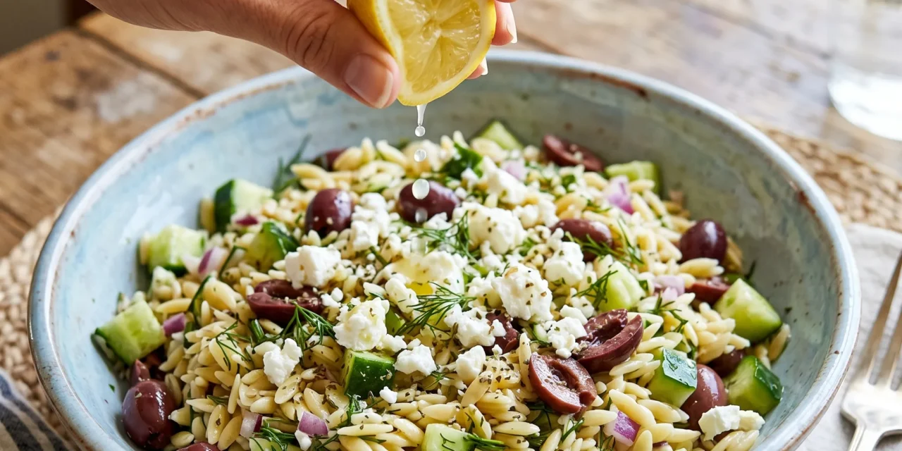 Mediterranean Orzo Salad: A Fresh and Flavorful Dish