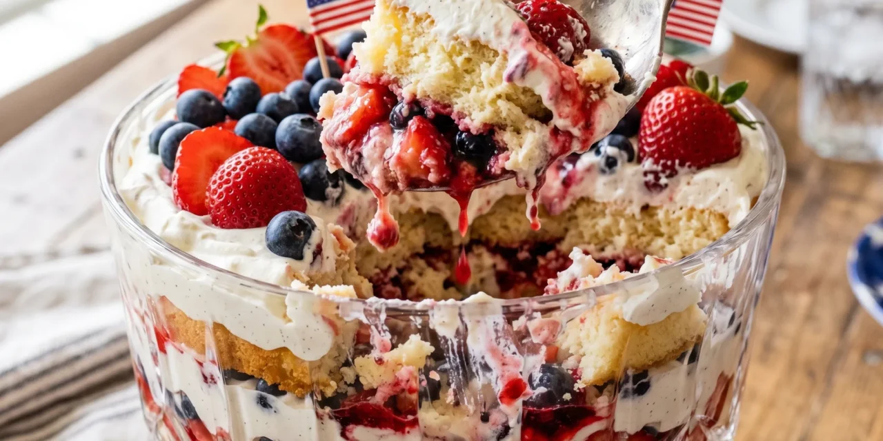 Patriotic Berry Trifle: A Festive Treat for Celebrations