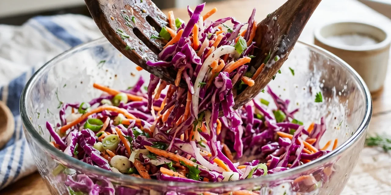 Purple Cabbage Slaw: A Refreshing and Vibrant Side Dish