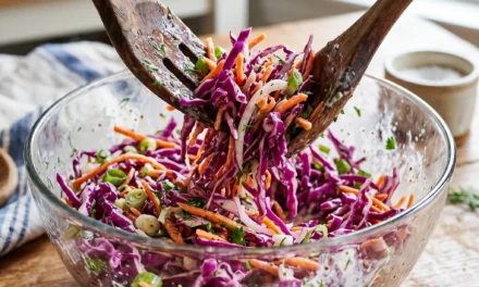 Purple Cabbage Slaw: A Refreshing and Vibrant Side Dish