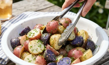 Red, White & Blue Potato Salad: A Festive and Flavorful Dish