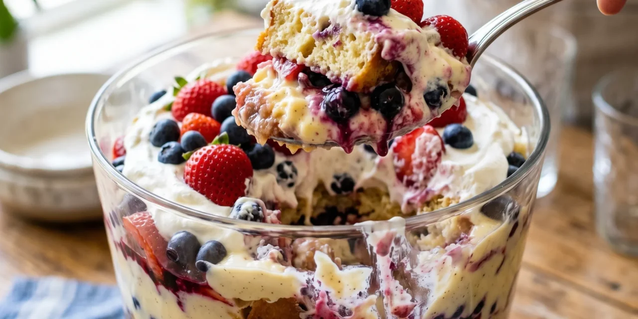 Red, White and Blueberry Trifle: A Festive and Delicious Treat