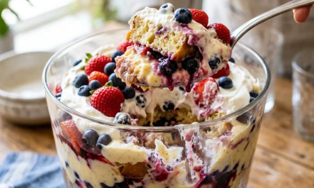 Red, White and Blueberry Trifle: A Festive and Delicious Treat