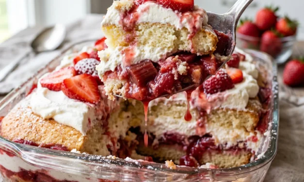 Strawberry Rhubarb Shortcake: A Fresh and Fluffy Treat