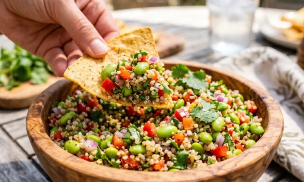 Viral Quinoa and Edamame Caviar: A Fresh and Flavorful Delight