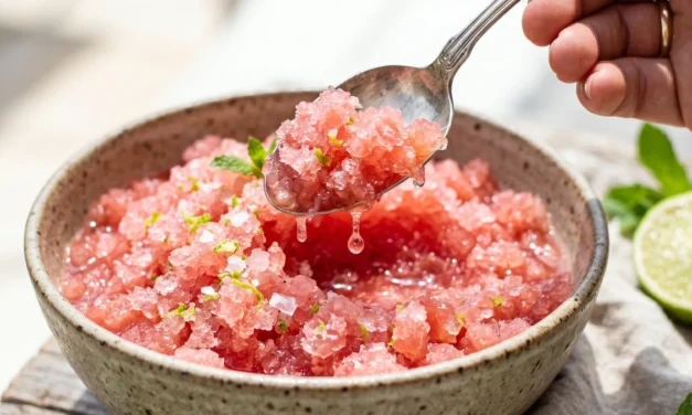 Watermelon Margarita Granita: A Refreshing Summer Delight