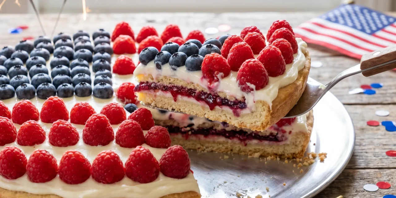 Celebrate Independence Day with 4th of July Flag Pizza