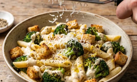 Broccoli Caesar Pasta Salad: A Quick and Tasty Dish