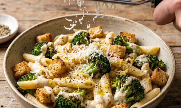 Broccoli Caesar Pasta Salad: A Quick and Tasty Dish