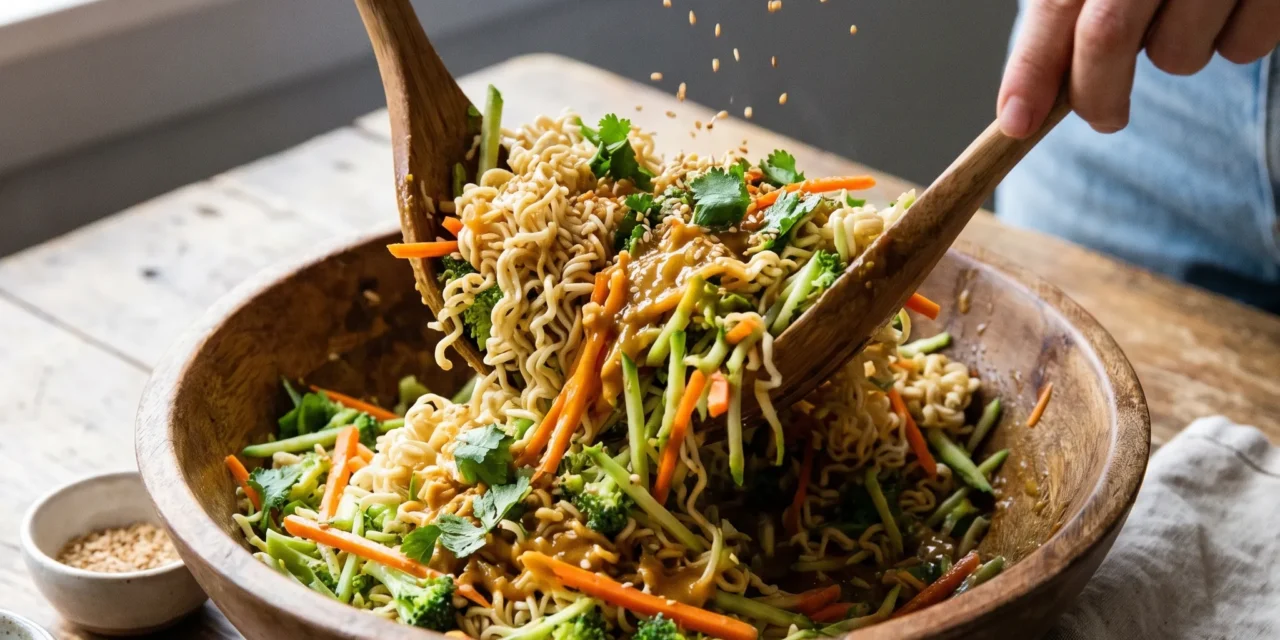 Broccoli-Ramen Slaw: A Crunchy, Delicious Side Dish