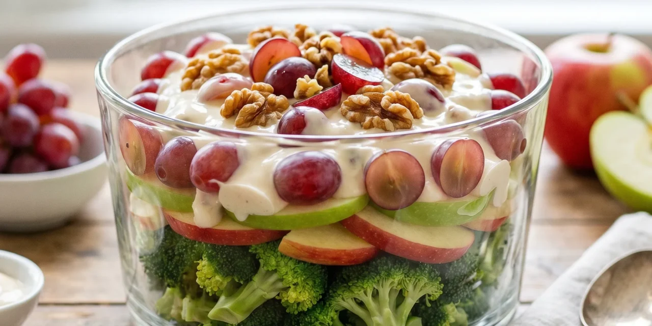 Broccoli Waldorf Salad: A Crisp and Creamy Classic