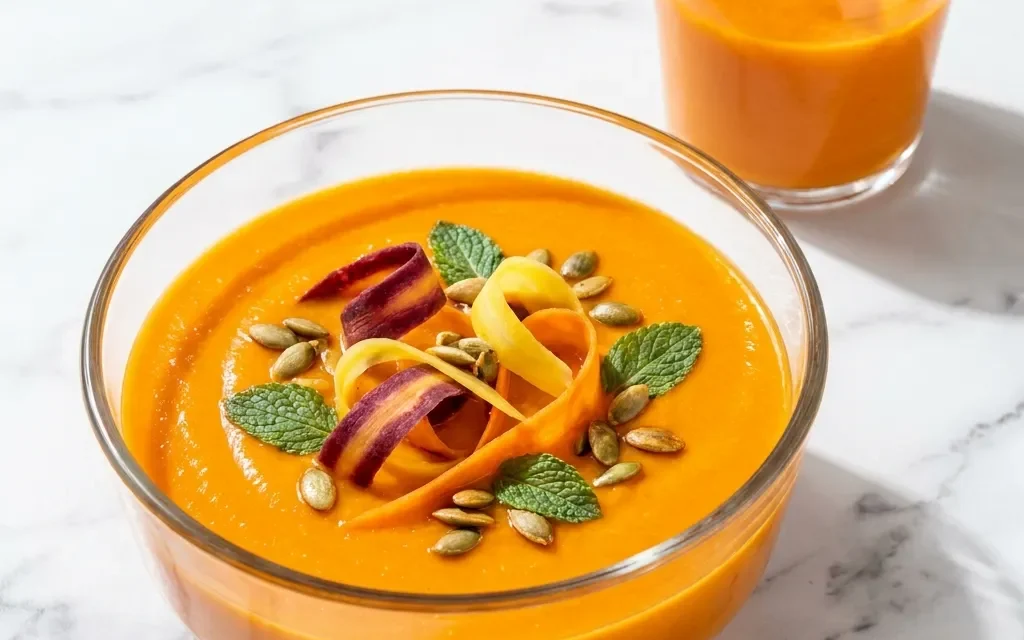 Carrot Gazpacho: A Refreshing and Vibrant Summer Soup