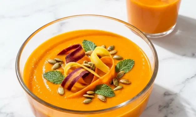Carrot Gazpacho: A Refreshing and Vibrant Summer Soup