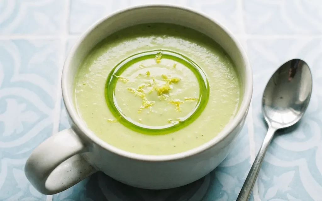 Chilled Avocado Soup with Lemon & Basil for a Refreshing Summer Meal