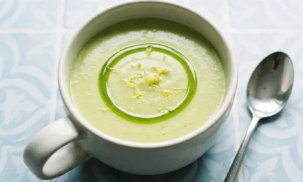 Chilled Avocado Soup with Lemon & Basil for a Refreshing Summer Meal