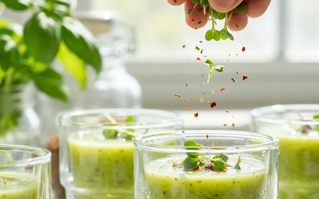 Chilled Zucchini Soup Shooters: Refreshing and Flavorful Bite-Sized Delights
