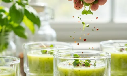 Chilled Zucchini Soup Shooters: Refreshing and Flavorful Bite-Sized Delights