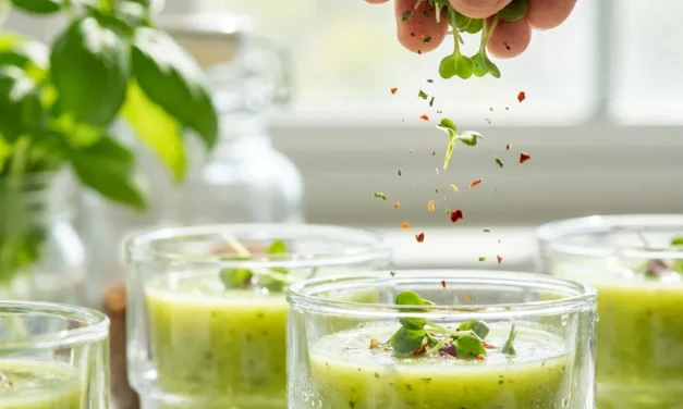 Chilled Zucchini Soup Shooters: Refreshing and Flavorful Bite-Sized Delights