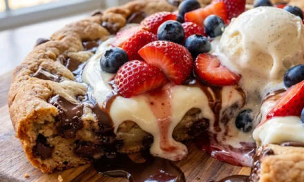 Chocolate Chip Crust Fruit Pizza: A Deliciously Fun Dessert