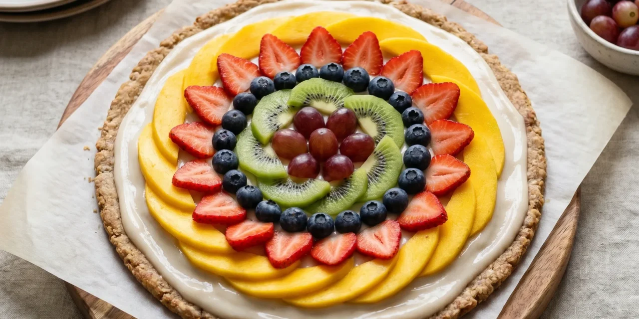 Dairy-Free Vegan Fruit Pizza: A Refreshing and Guilt-Free Treat