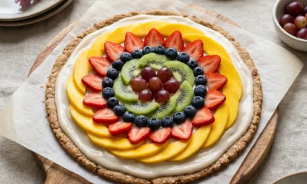 Dairy-Free Vegan Fruit Pizza: A Refreshing and Guilt-Free Treat