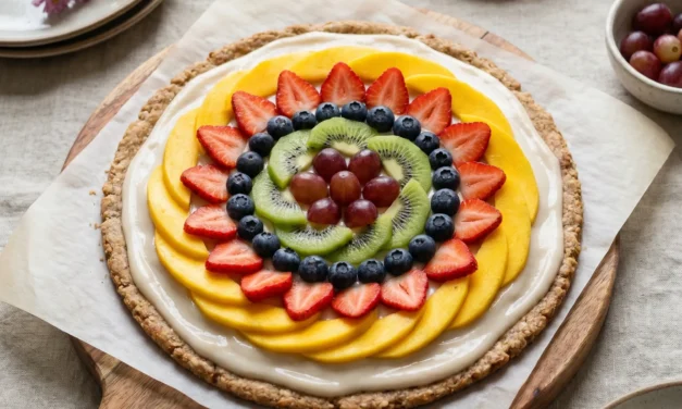 Dairy-Free Vegan Fruit Pizza: A Refreshing and Guilt-Free Treat