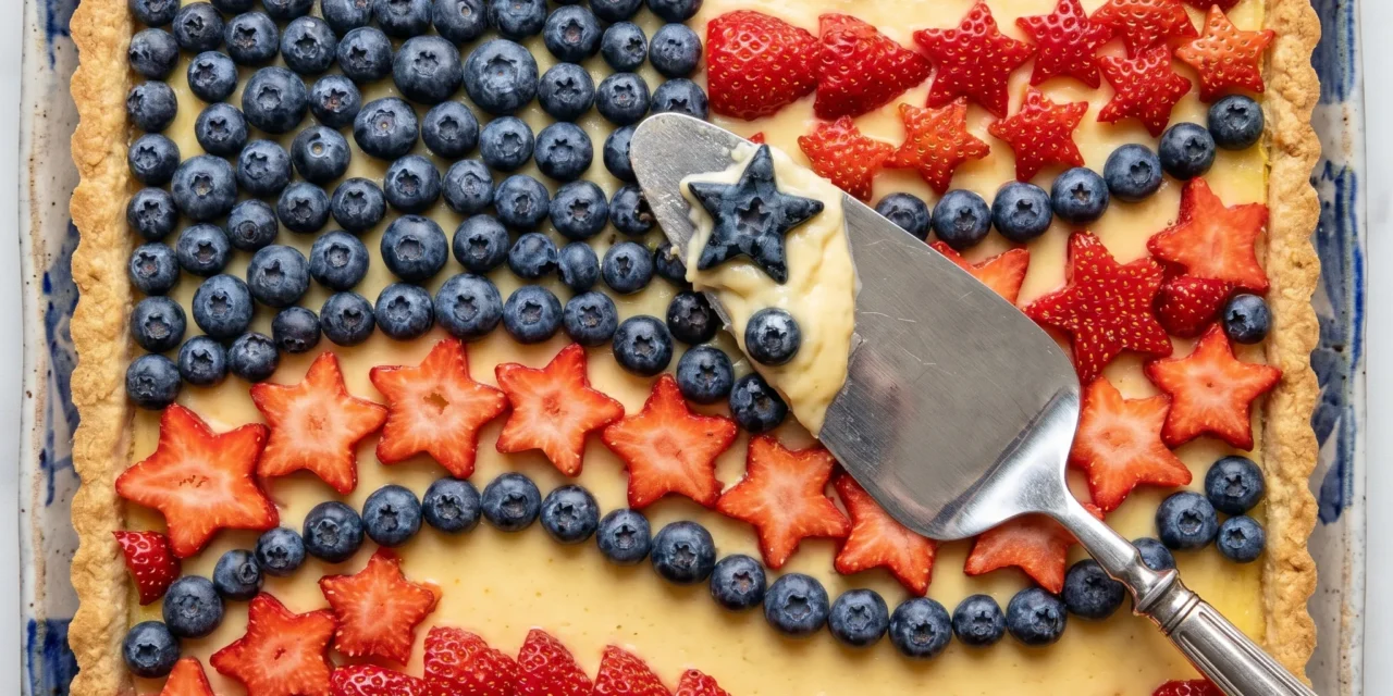 Fruit-Tart Flag: A Colorful and Delicious Celebration Treat
