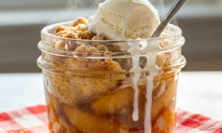 Individual Mason Jar Cobbler: A Delightful Easy Dessert
