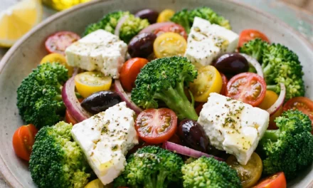 Mediterranean Broccoli with Feta: A Quick and Flavorful Delight