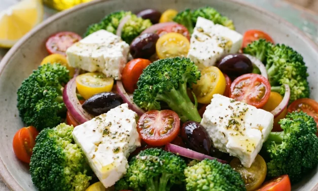 Mediterranean Broccoli with Feta: A Quick and Flavorful Delight
