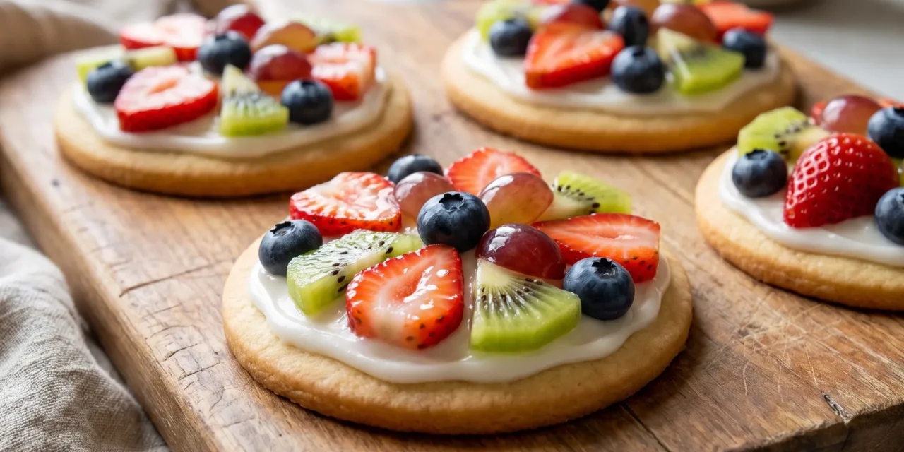 Mini Sugar Cookie Fruit Pizzas: A Fun and Flavorful Dessert