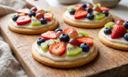 Mini Sugar Cookie Fruit Pizzas: A Fun and Flavorful Dessert